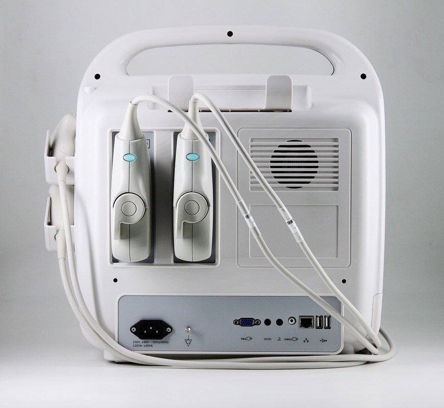 Tragbares Farbdoppler-Ultraschallsystem DCU10 mit 15-Zoll-HD-Display für Geburtshilfe/Gynäkologie, Bauch- und Herzbildgebung