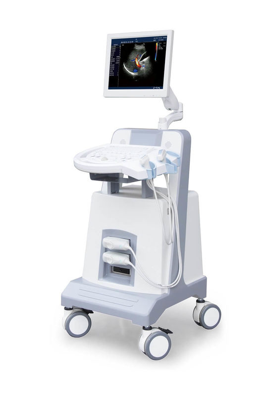 Eingangsstufe-Laufkatzen-Farb-Doppler-Ultraschall-Ultraschalldiagnoseinstrument 500GB