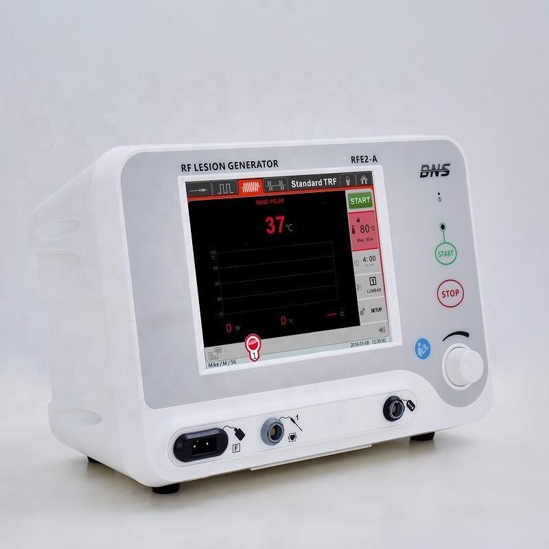 1-channel RF Lesion Generator with MDR CE for Pain Management featuring Impedance Monitoring and Thermal Radiofrequency Modes