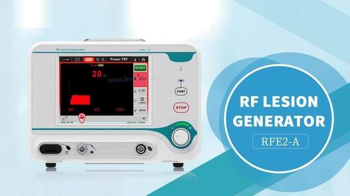 MDR CE 1-Kanal-HF-Läsions-Hochfrequenz-Elektrochirurgiegenerator, Schmerzmanagement, Impedanzüberwachung