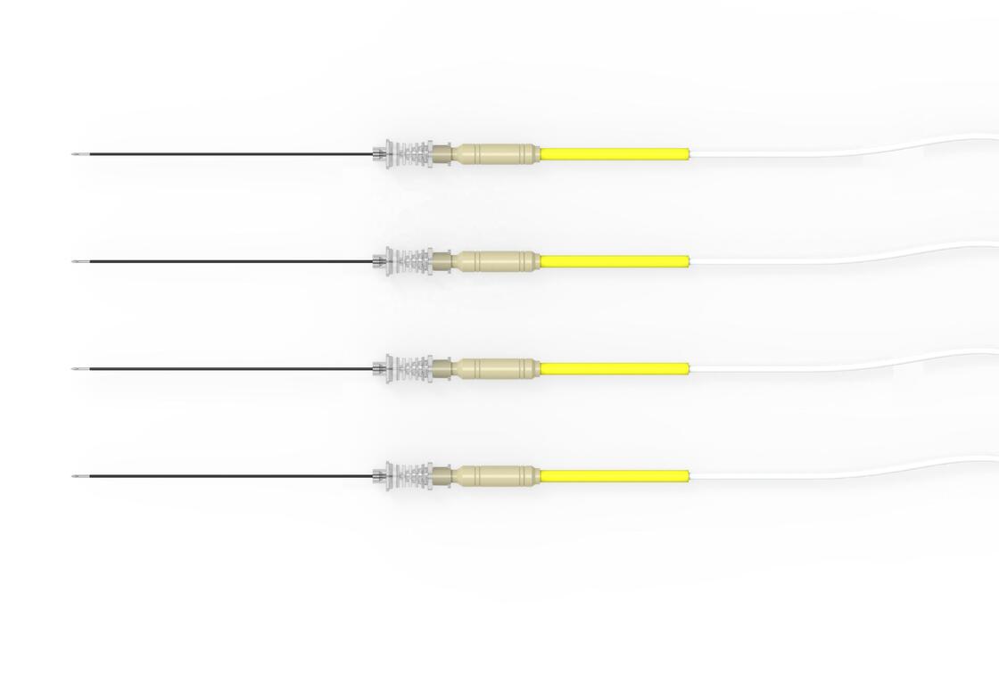 Disposable Single Use RF Electrode with Medical-grade Stainless Steel and 2/4mm Adjustable Active Tip for Neuro Thermal Lesion Generator