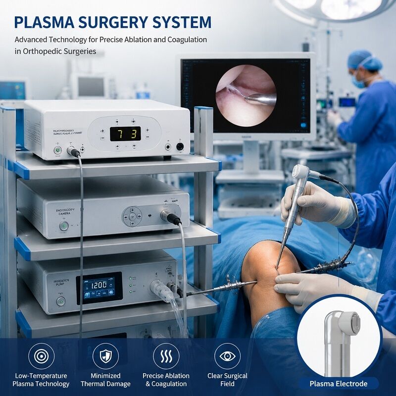 Niedertemperatur-Minimalinvasives Arthroskopisches Plasmachirurgisches System mit 40-70 °C Arbeitstemperatur für HF-Plasmachirurgische Elektrode