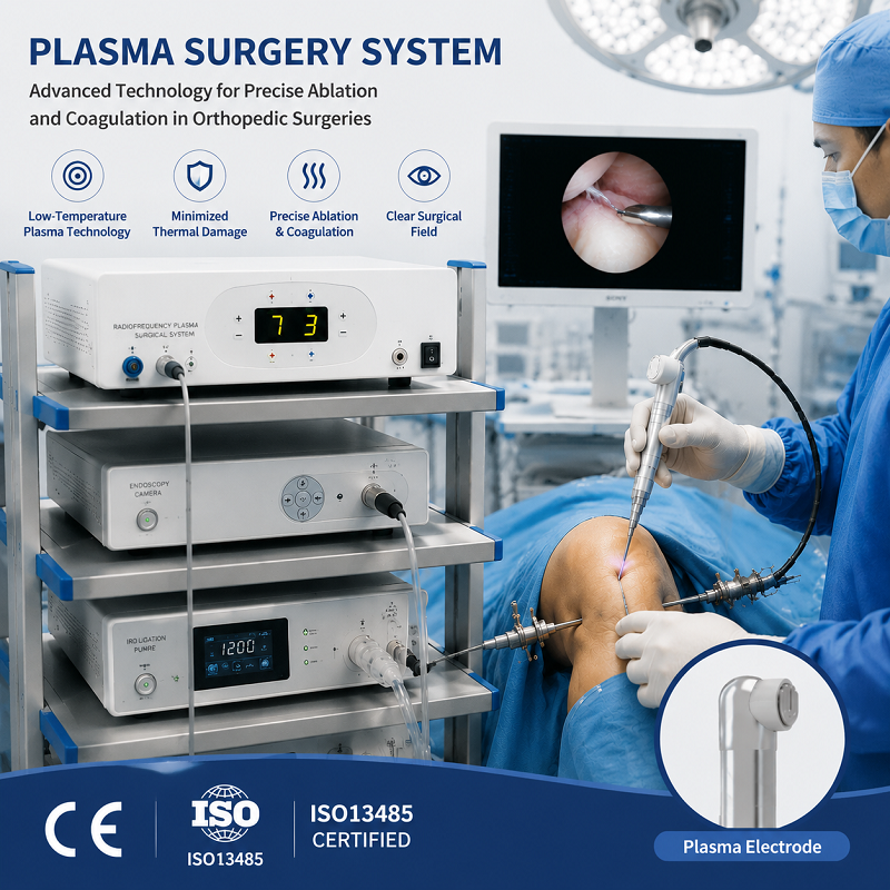 Niedertemperatur-Minimalinvasives Arthroskopisches Plasmachirurgisches System mit 40-70 °C Arbeitstemperatur für HF-Plasmachirurgische Elektrode