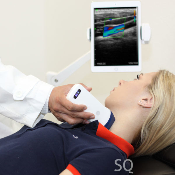 Drahtloser Linearsonden-Ultraschallscanner für Gefäßzugänge, Nervenblockaden und muskuloskelettale Bildgebung