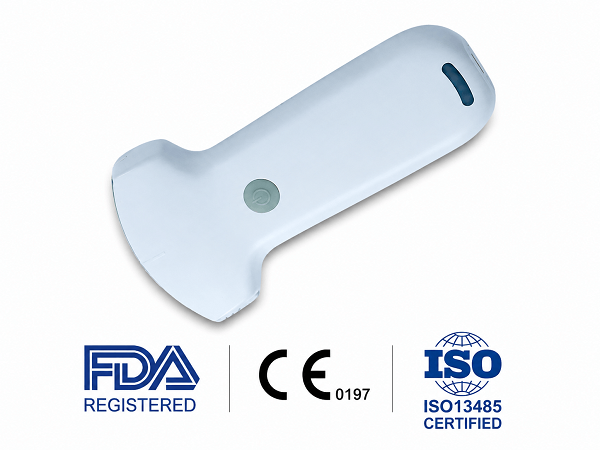Kabelloser Hand-Ultraschallscanner mit 192 Elementen | Tragbares POCUS-System mit austauschbaren Sonden