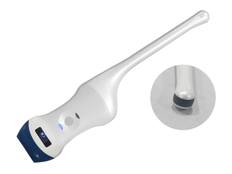 Drahtlose lineare Ultraschallsonde mit 128 Elementen und transvaginaler Bildgebung für Nadelführung und Frauengesundheit